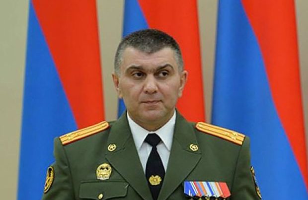 Ermənistanda general saxlanılıb