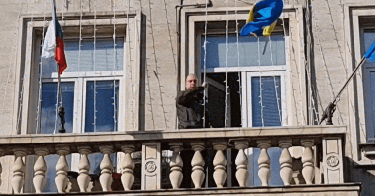 Bolqarıstanda Ukrayna bayrağına həqarət
