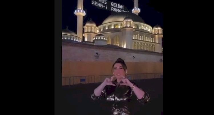 Fatimənin məscid önündəki videosu qalmaqal yaratdı – Video
