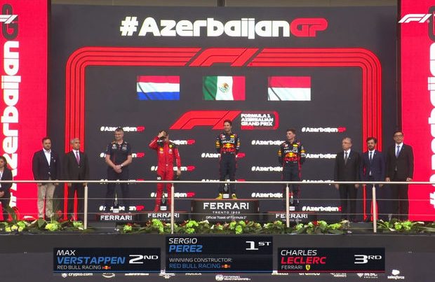 “Formula-1”: Azərbaycan Qran-prisinin qalibləri mükafatlandırılıblar – FOTO