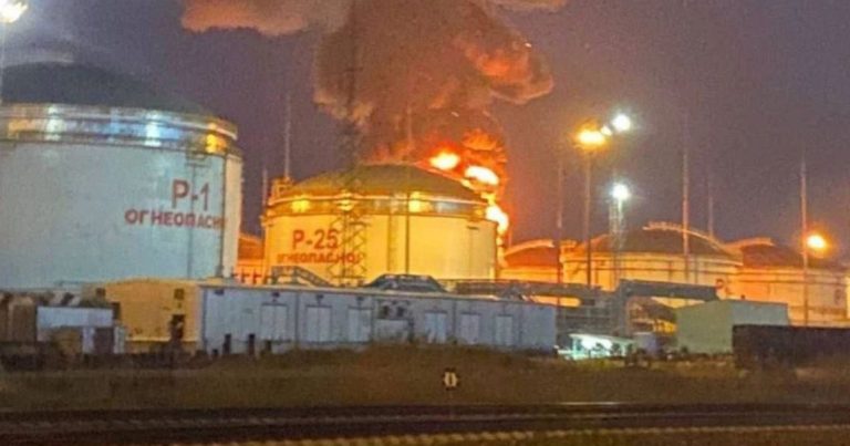 Krasnodar diyarının Severski rayonundakı neft emalı zavodunda yenidən yanğın baş verib