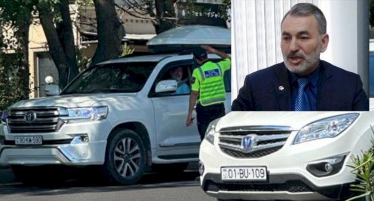 Nemət Pənahlını yol polisi saxladı: Mübahisə yaşandı – VİDEO