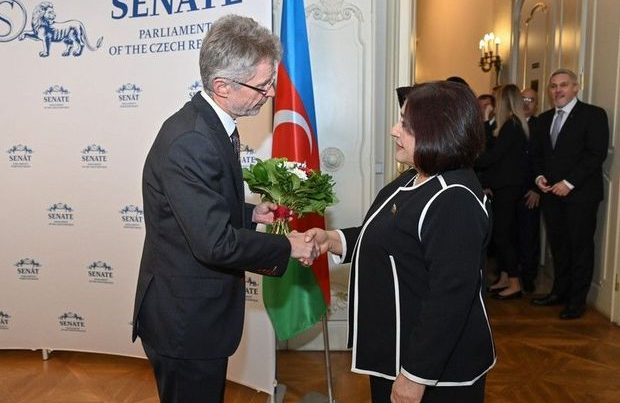 Sahibə Qafarova Çexiya Parlamenti Senatının sədri ilə görüşüb – FOTO