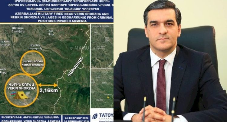 Sərhəddə gərginlik: Tatoyan yeni xəritə yaydı – “Azərbaycan Ordusu 2,6 km…”