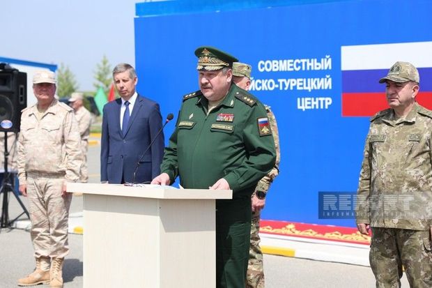 Rusiyalı general: “Ağdamda monitorinq mərkəzi üç ölkə hərbçilərinin uğurlu əməkdaşlığının nümunəsidir”