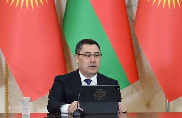 Qırğızıstan Prezidenti Sadır Japarov Füzuli rayonuna gedib