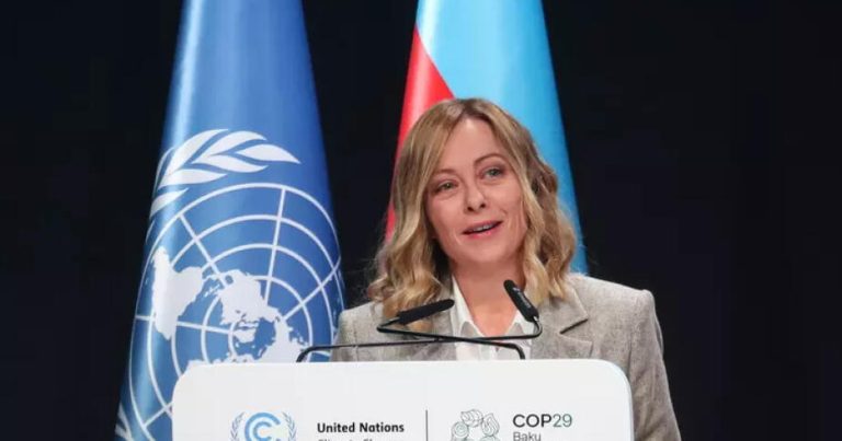 Ciorcia Meloni: Azərbaycanı COP29-un Prezidenti kimi görməkdən məmnunam