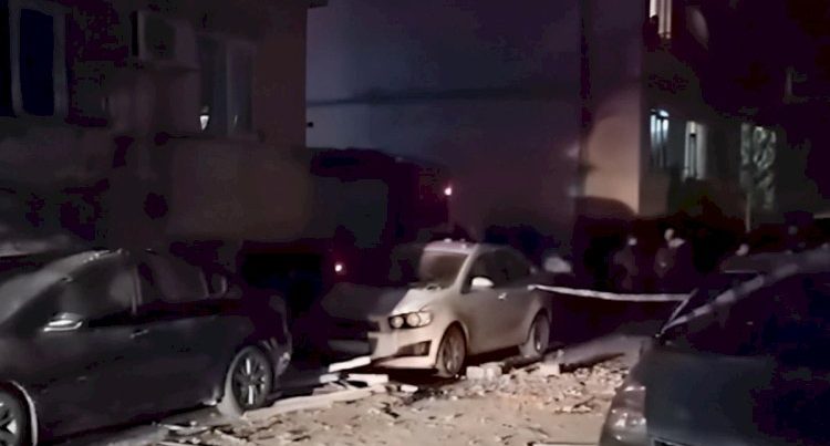Xırdalanda yaşayış binasında dəhşətli PARTLAYIŞ: Yaralılar var – Video