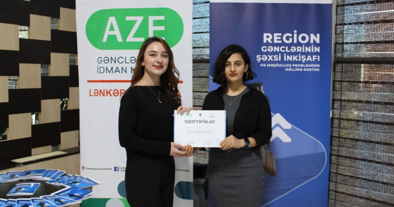 “Region gənclərinin şəxsi inkişaf və məşğulluq probleminin həllinə dəstək” layihəsi çərçivəsində seminar keçirilib