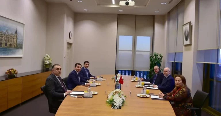 Hikmət Hacıyev Akif Çağatay Kılıç ilə strateji müttəfiqlik münasibətlərini müzakirə edib