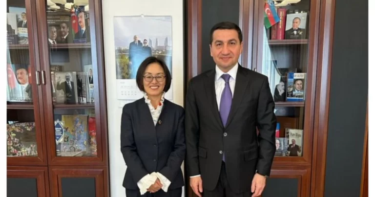 Hikmət Hacıyev BMT nümayəndəsi ilə görüşüb