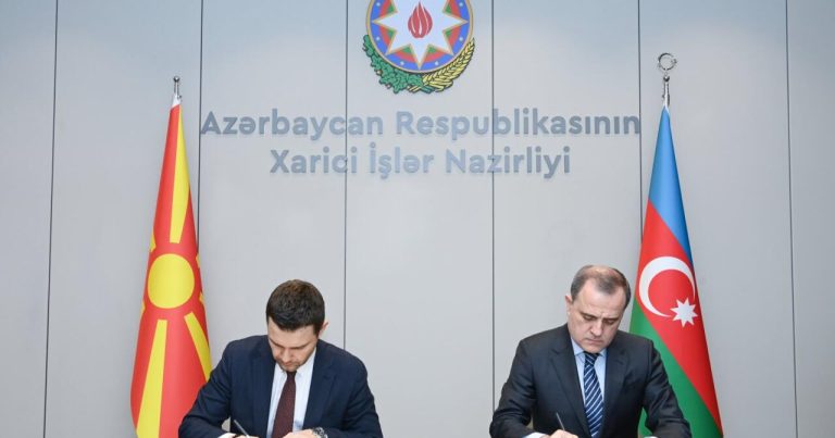 Azərbaycan və Şimali Makedoniya Saziş imzaladı