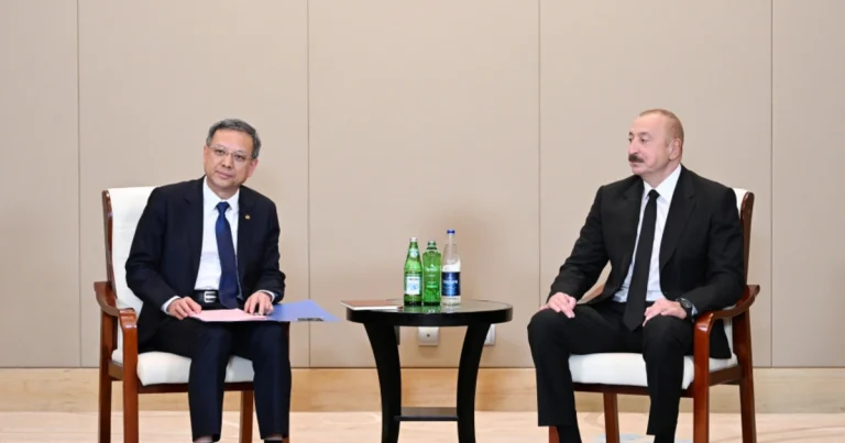 Prezident İlham Əliyev “China Energy Engineering Corporation Limited” şirkətinin sədri ilə görüşüb