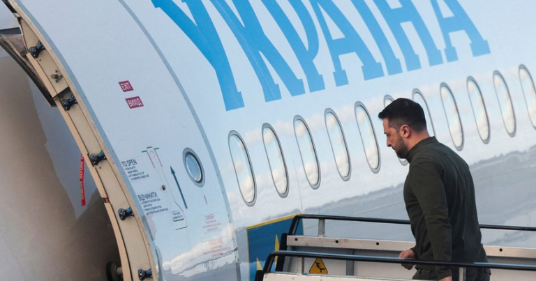 Zelenski Trampla görüşmək üçün ABŞ-a yola düşdü – FOTO