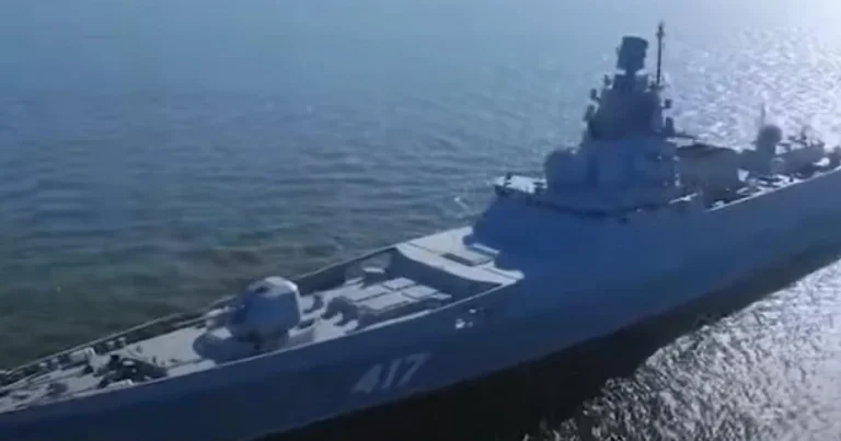 Rusiya hipersəs raketləri daşıya bilən yeni freqatı suya buraxdı