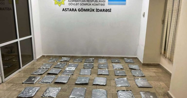 Azərbaycan gömrükçüləri 30 kiloqramdan artıq narkotik vasitə aşkar ediblər