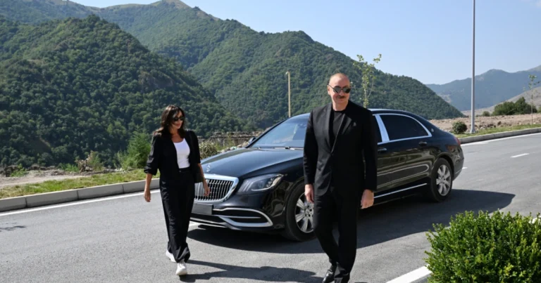 Prezident İlham Əliyev Kəlbəcər səfəri ilə bağlı paylaşım edib