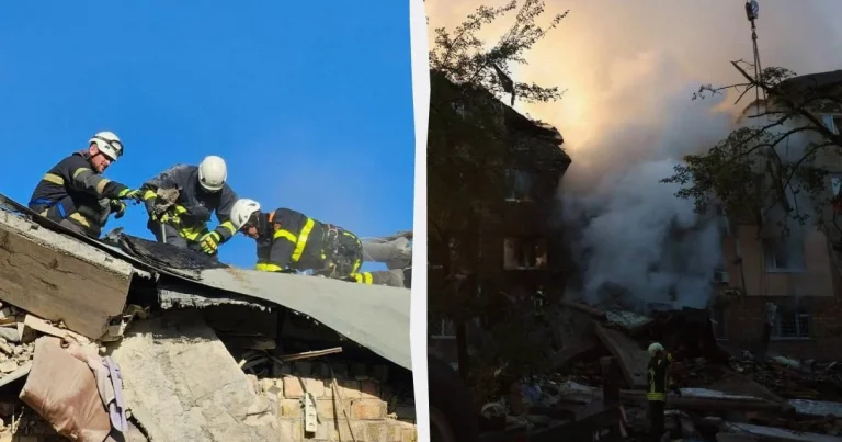 Kiyevdə ölənlərin sayı 10-a çatdı, xilasedicilər dağıntılar altında axtarış aparır