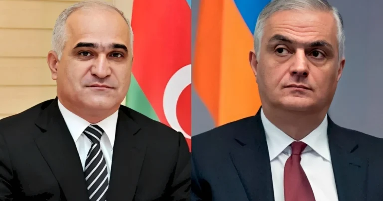 Şahin Mustafayev Mqer Qriqoryanla sərhədin delimitasiyası və minalardan təmizlənməsini müzakirə edib