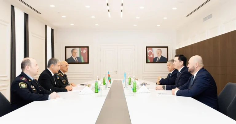 Qazaxıstanın daxili işlər nazirinin müavini Azərbaycana səfərə gəlib