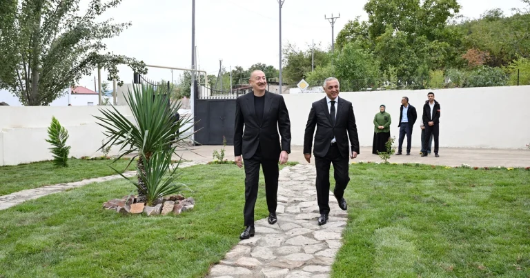 İlham Əliyev Xocalının Daşbulaq kəndində