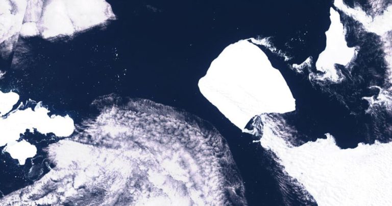 Dünyanın ən böyük aysberqi yayda ümumi ərazisinin 36 faizini əridib