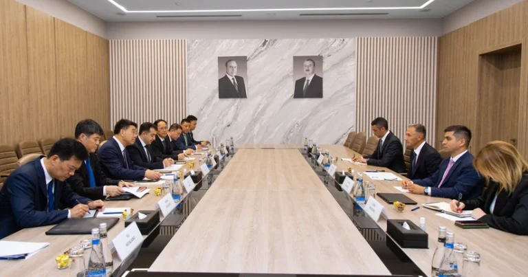 Azərbaycan Çinlə Orta Dəhlizin inkişafını müzakirə edib