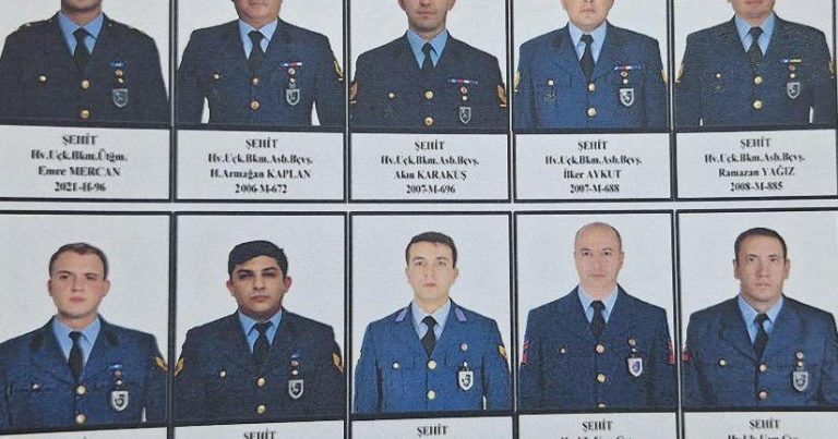 Türkiyə hərbi təyyarəsinin şəhid ekipaj üzvlərinin FOTOLARI YAYILDI