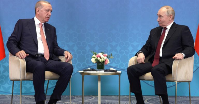 Rəcəb Tayyib Ərdoğan və Vladimir Putin Aşqabadda görüşüblər