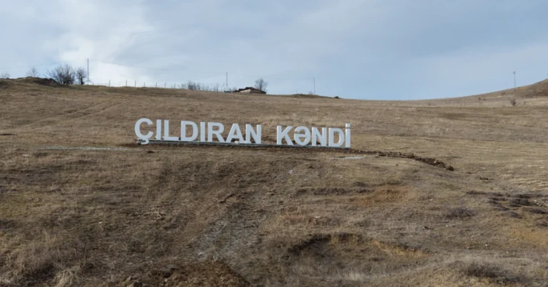 İlham Əliyev Ağdərə rayonunun Çıldıran kəndində olub