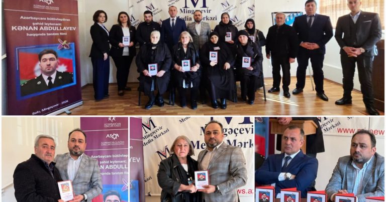ASGA Şəhid KƏNAN ABDULLAYEV haqqında tanıtım filmini təqdim etdi: GƏNCLƏR FONDUNUN DƏSTƏYİ İLƏ -FOTO+VİDEO