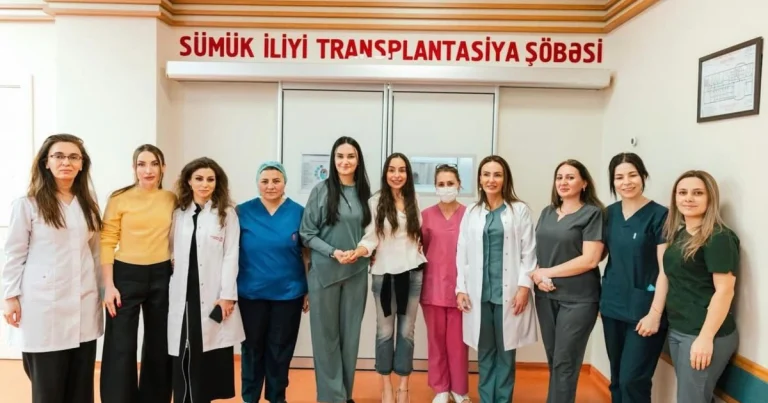 Alyona Əliyeva Talassemiya Mərkəzindən paylaşım edib