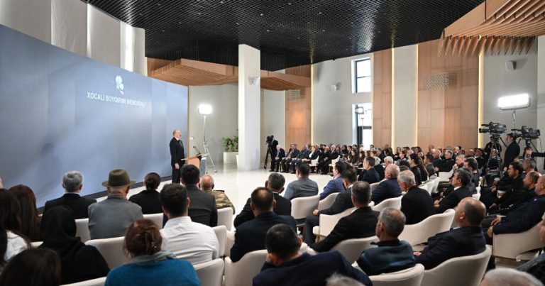 Prezident: Xocalı Soyqırımı Memorialı silinməz yaddaşımızın təcəssümü olacaq