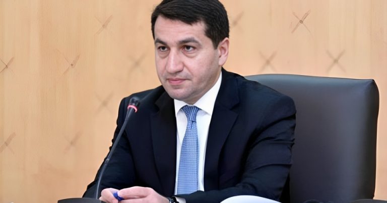 Hikmət Hacıyev: “Qəzzaya dair maliyyə layihəsində Azərbaycanın iştirakı nəzərdə tutulmur” – FOTO