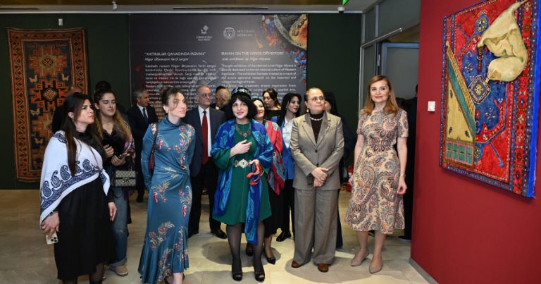 Milli Xalça Muzeyində Nigar Əliyevanın sərgisi açılıb (FOTO)