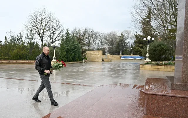 Prezident İlham Əliyev Şamaxı rayonuna səfər edib – FOTO