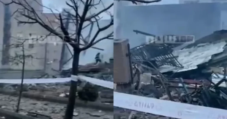 Raket zərbələrindən sonra Təbrizdəki dağıntıların görüntüləri – VİDEO