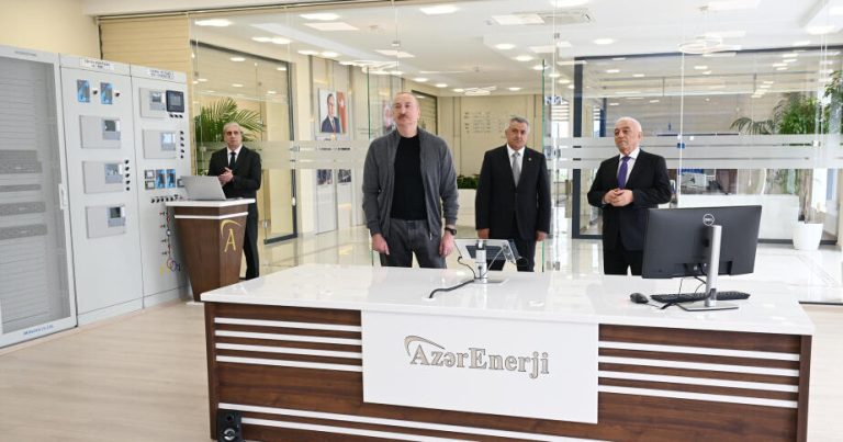 Prezident “Abşeron” Batareya Enerji Saxlanc Mərkəzinin açılışında iştirak edib – FOTO