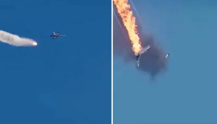 Küveyt səmasında Amerika qırıcı təyyarəsi vurulub