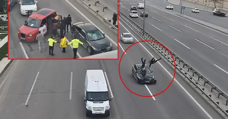 Aeroport yolunda DƏHŞƏTLİ QƏZA: Avtomobil iki piyadanı vurub tulladı – ANBAAN VİDEO