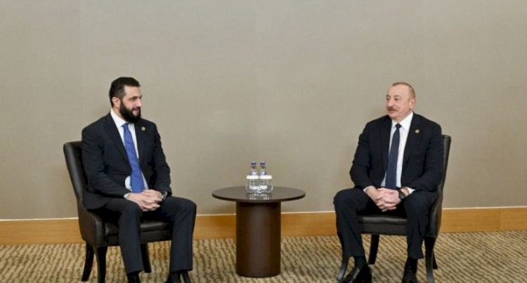 İlham Əliyevlə Şaraa görüşdü – FOTOLAR