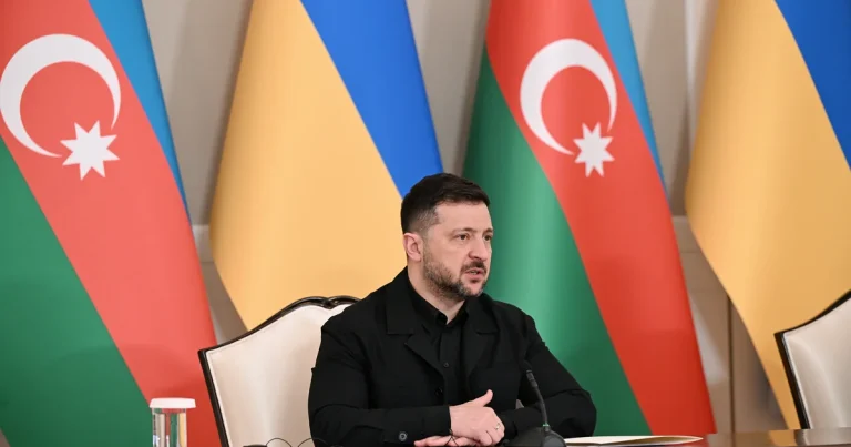 Ukrayna prezidenti ölkəsinə yardıma görə İlham Əliyevə təşəkkür edib