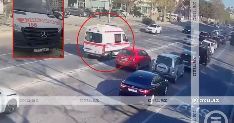 Bakıda təcili yardım sürücüsündən ŞOK ADDIM: Sərxoş və narkotikin təsiri altında… – VİDEO