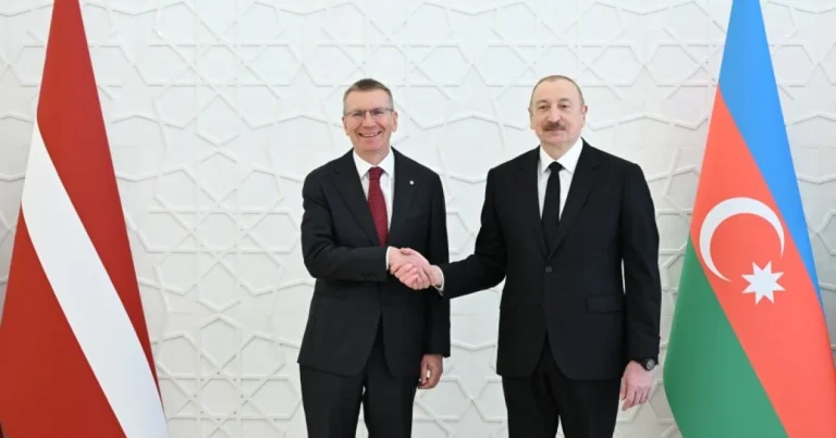 Edqars Rinkeviçs İlham Əliyevə təşəkkür etdi – FOTO