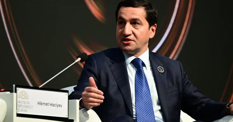 Hikmət Hacıyev: “Azərbaycan əvvəldən regional sahiblik konsepsiyasının qətiyyətli müdafiəçisi olub” – FOTO