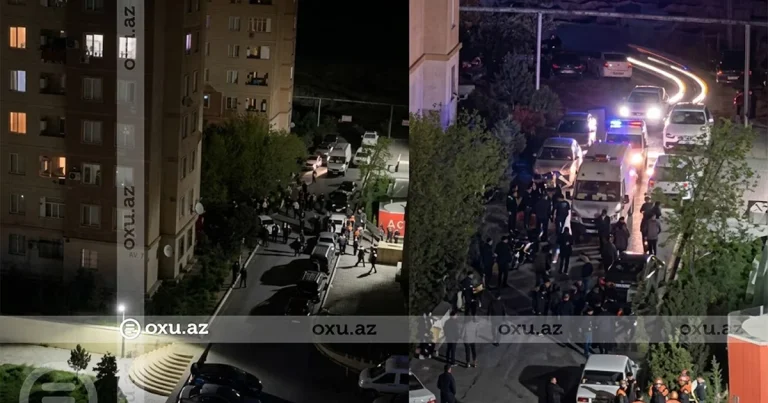 Bakıda balta ilə polisə müqavimət göstərən şəxsə silah tətbiq edildi – SAXLANILANLAR VAR – VİDEO