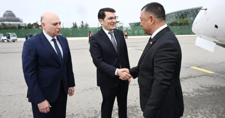 Türkmənistanın Nazirlər Kabineti sədrinin müavini Azərbaycana səfərə gəlib