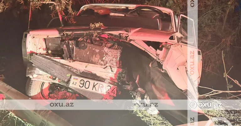 Şuşaya gedən ailə qəzaya düşdü: Ölən və yaralanan var