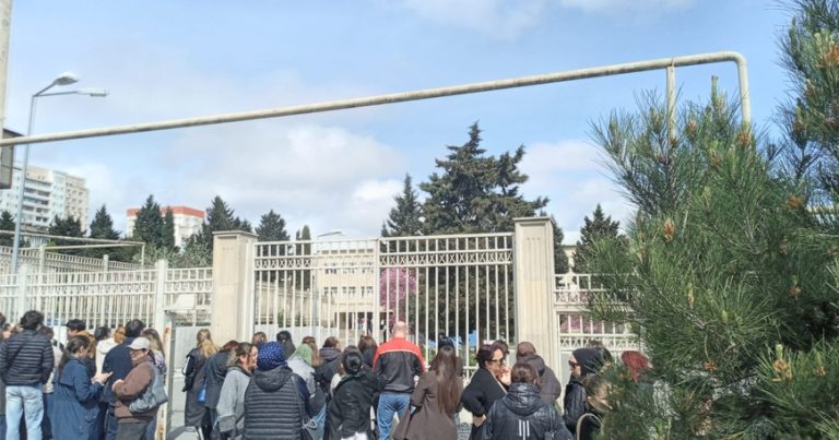 Bakıda 9-cu siniflərin buraxılış imtahanında İNSİDENT – FOTO
