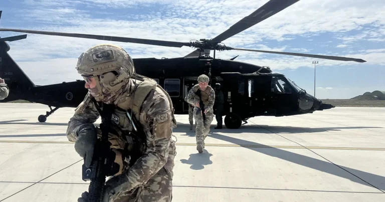 Azərbaycanlı hərbçilərin Türkiyədəki təlimindən GÖRÜNTÜLƏR